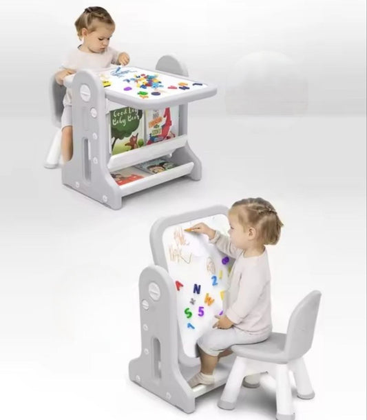 الطاولة السحرية(مكتب + سبورة)مع كرسي+هدايا كاملة مجاناً 🎁