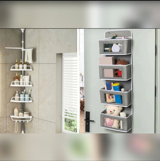 Pack de Étagères de Porte + de Salle de bain
